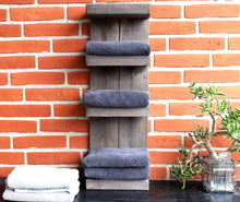 Lade das Bild in den Galerie-Viewer, Badregal aus Holz - Farbe: Braun