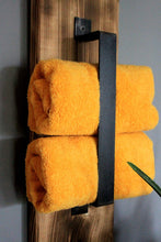 Lade das Bild in den Galerie-Viewer, Hängeregal aus massiven Holz - Geflammt