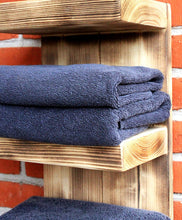 Lade das Bild in den Galerie-Viewer, Badregal aus Holz - Geflammt