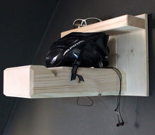 Lade das Bild in den Galerie-Viewer, Fahrrad Wandhalterung aus Holz für Rennrad oder Mountainbike - Fahrradhalterung für die Wand - auch für breite Lenker und Rahmen natur