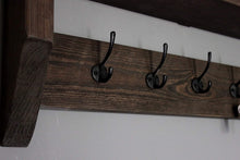 Lade das Bild in den Galerie-Viewer, Dekorie Holz Flur Garderobe Schlüsselbord Schlüsselbrett im Landhaus Stil braun fertig montiert