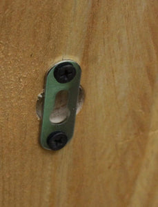 Gewürzregal aus Holz - für die Wand oder stehend - Braun - 2 Stellflächen - 42 x 50 x 15 - Massivholz