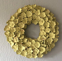 Lade das Bild in den Galerie-Viewer, Blüten Kranz Grün Türkranz Wandkranz Ø 45 cm
