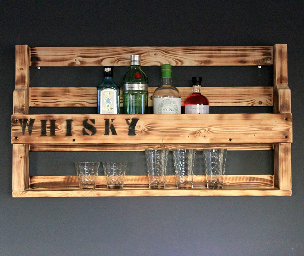 Regal für Whisky